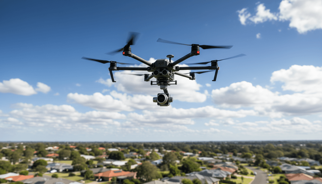 Drone aerial inspection